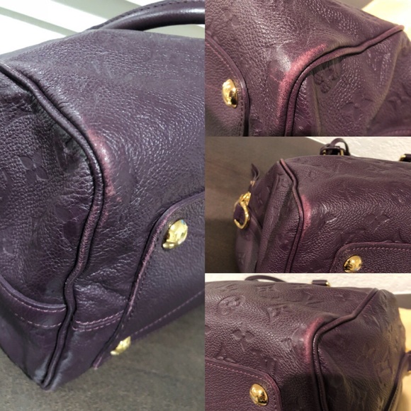 💯 Authentic Louis Vuitton Speedy 30 Band Emp Aube - Picture 6 of 8